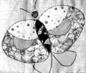 «Бабочка» (лоскутная техника).